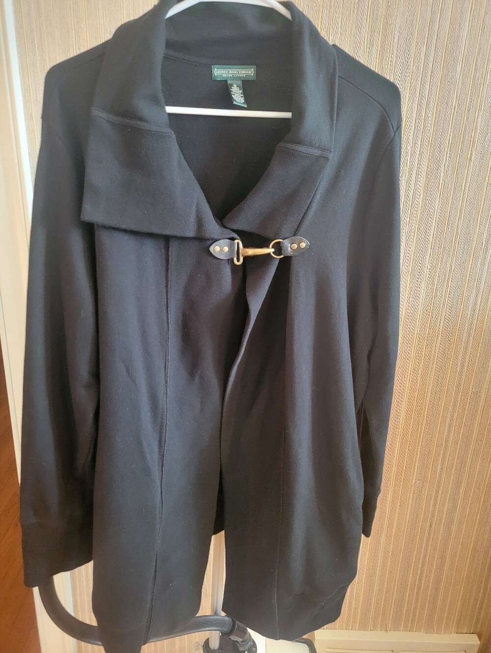 Lauren Jeans Company Ralph Lauren Black Cardigan 1X